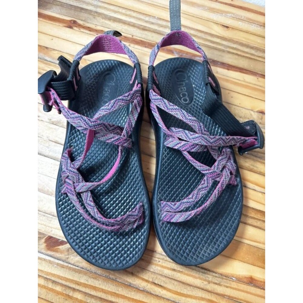 Chaco Sandals Kids 2 ZX1 Ecotread Pink Purple Water Outdoor Shoes Boys Girls